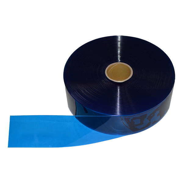 Blue PVC Plastic Door Strip Normal Temp Flat