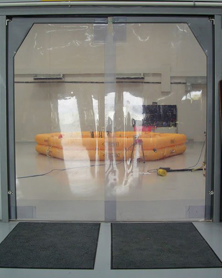 PVC Plastic Heavy Duty Swing Door